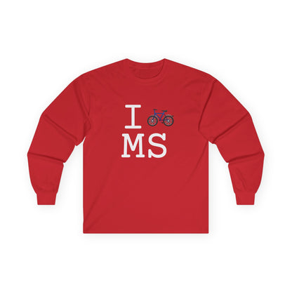 "I Bicycle Mississippi" Long Sleeve Shirt