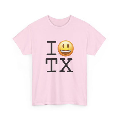 "I'm Happy about Texas" Tee