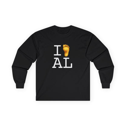 "I Foot Alabama" Long Sleeve Shirt
