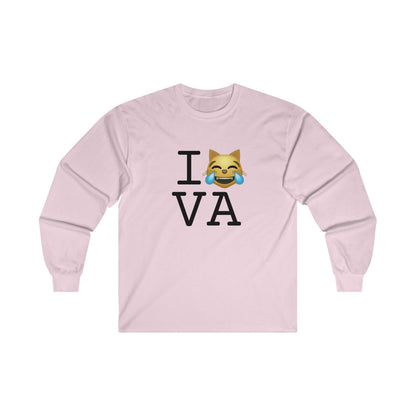 "I'm Laughing like a Cat at Virginia" Long Sleeve Shirt