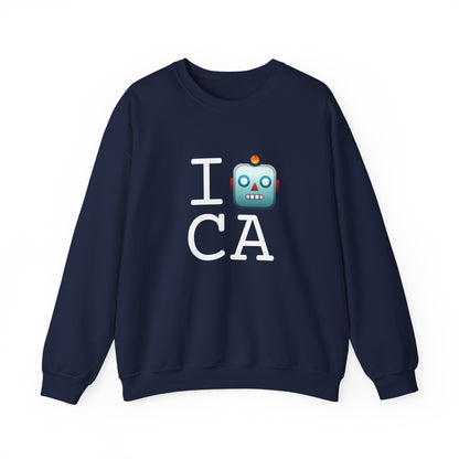 "I'm a Robot in California" Sweatshirt