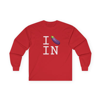"I Eggplant Indiana" Long Sleeve Shirt