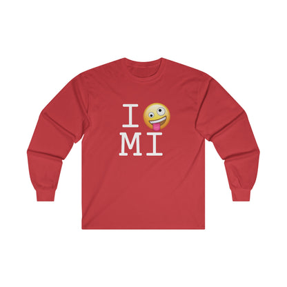"I'm Crazy about Michigan" Long Sleeve Shirt