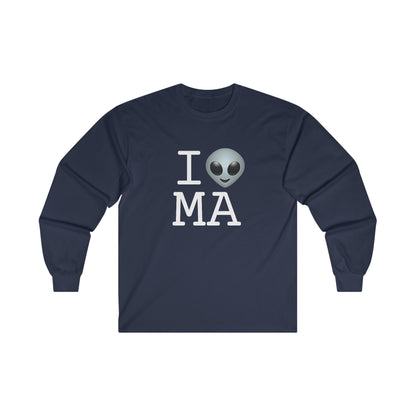 "I Feel Alien in Massachusetts" Long Sleeve Shirt