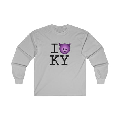 "I'm an Angry Devil about Kentucky" Long Sleeve Shirt