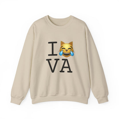 "I'm Laughing like a Cat at Virginia" Sweatshirt