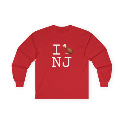 "I Chicken Drumstick New Jersey" Long Sleeve Shirt