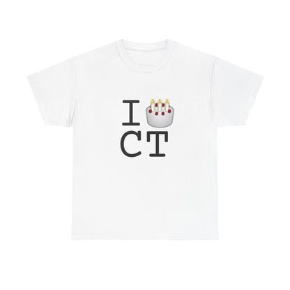 "I Birthday Cake Connecticut" Tee