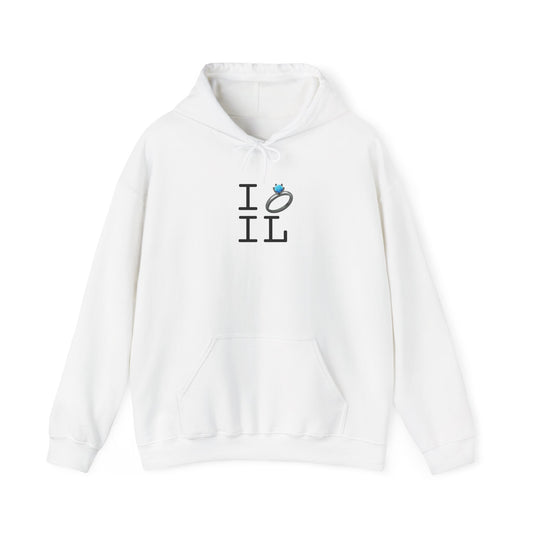 "I'm Married to (Diamond Ring) Illinois" Hoodie