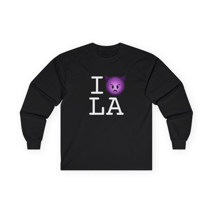 "I'm an Angry Devil about Louisiana" Long Sleeve Shirt