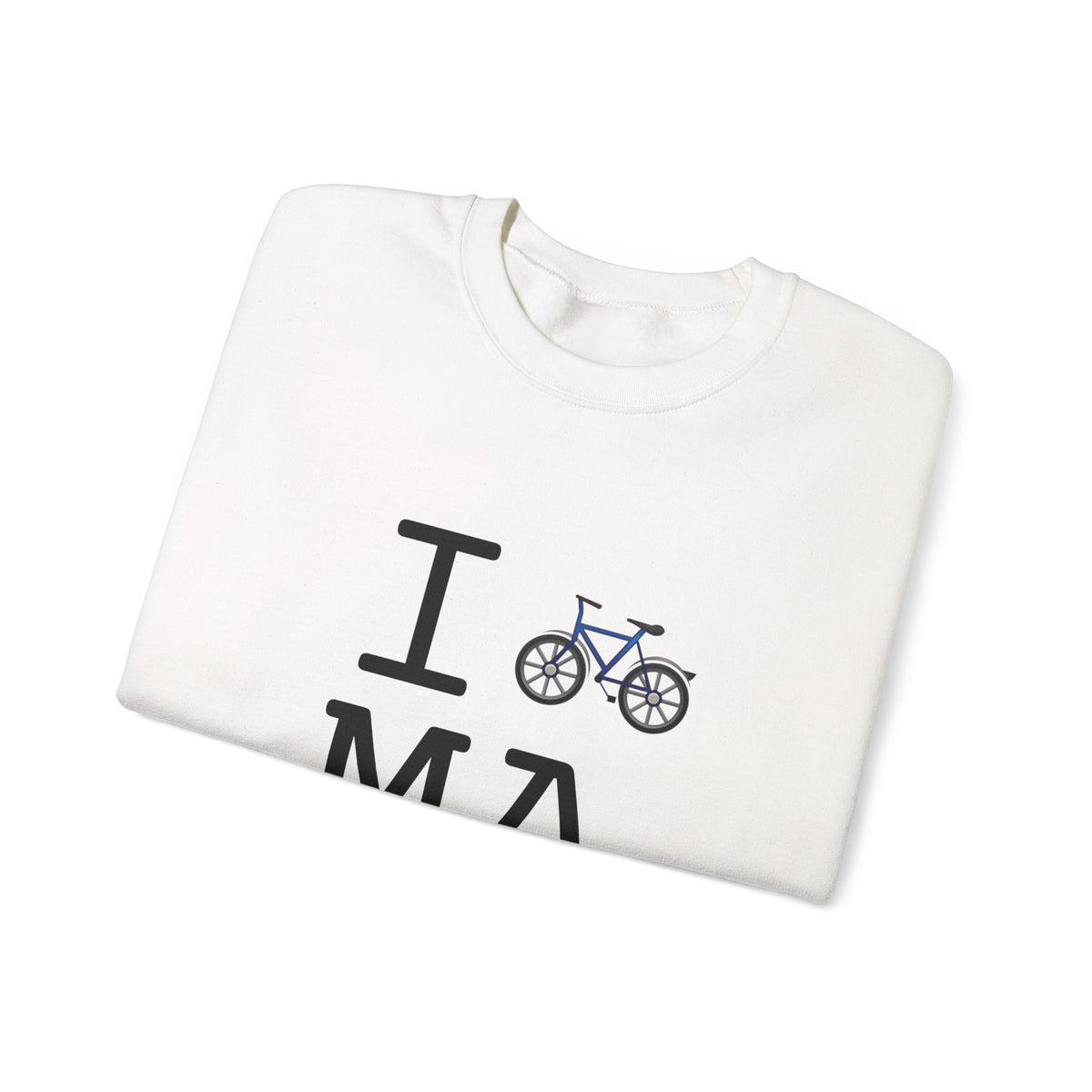"I Bicycle Massachusetts" Sweatshirt