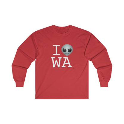 "I Feel Alien in Washington" Long Sleeve Shirt