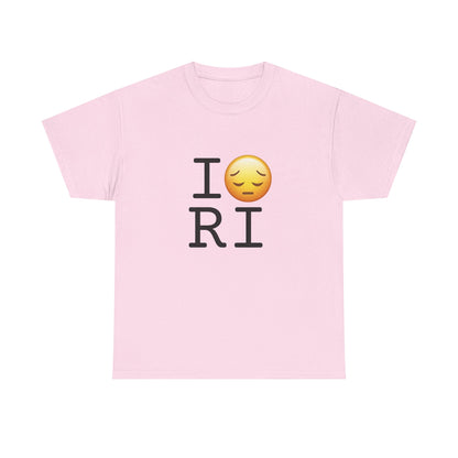 "I'm Depressed about Rhode Island" Tee