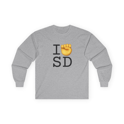 "I Raise my Fist with South Dakota" Long Sleeve Shirt