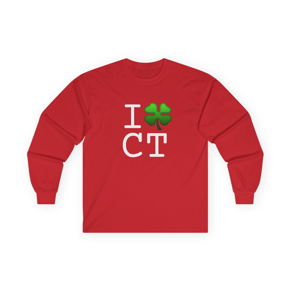 "I'm Lucky (Clover) in Connecticut" Long Sleeve Shirt