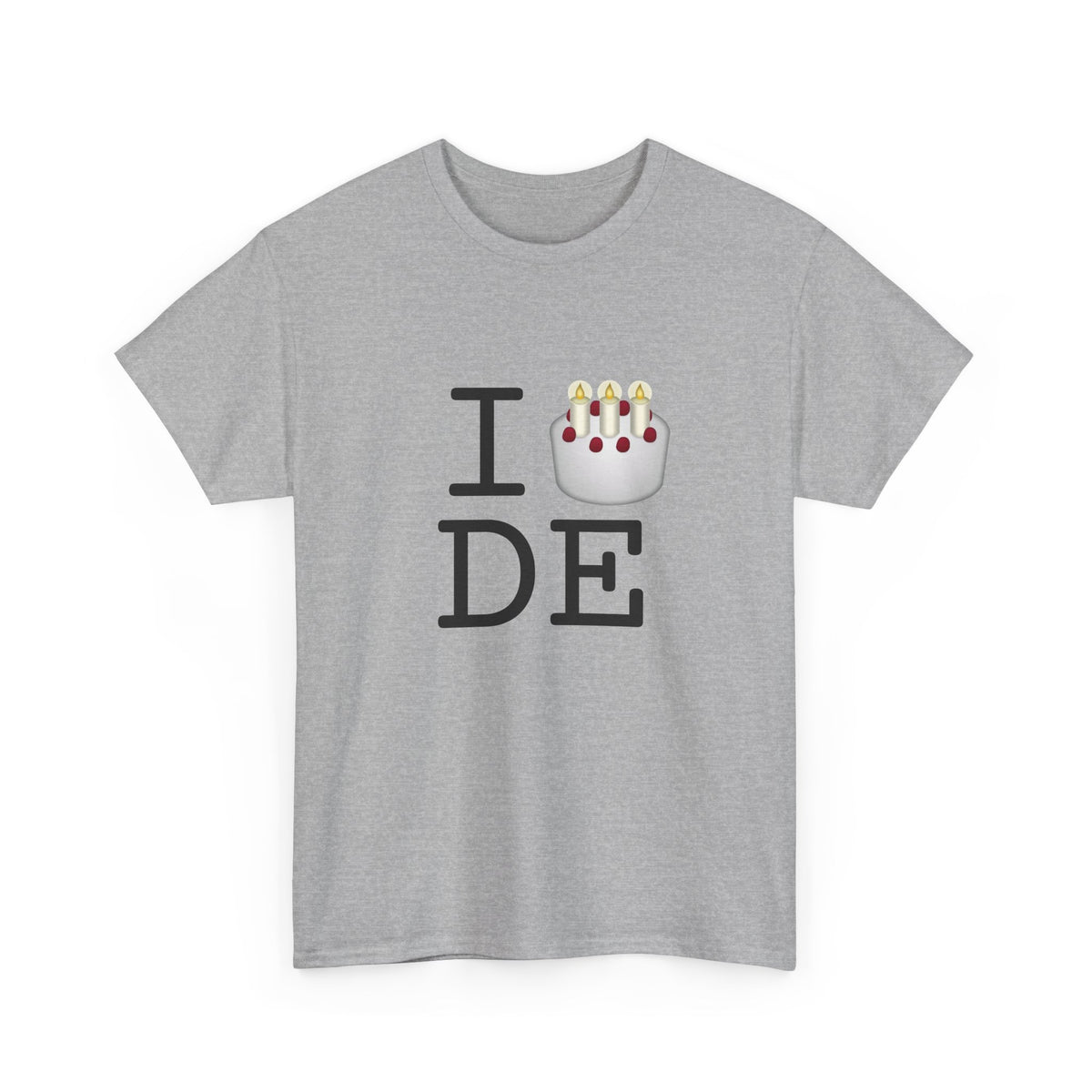 "I Birthday Cake Delaware" Tee