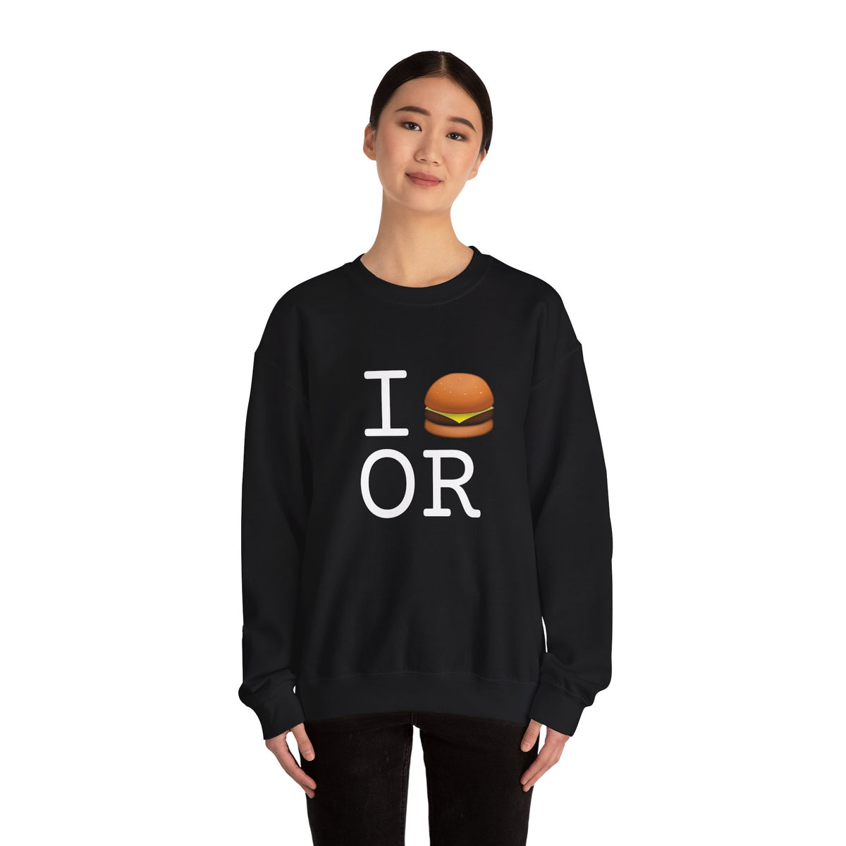 "I Cheeseburger Oregon" Sweatshirt