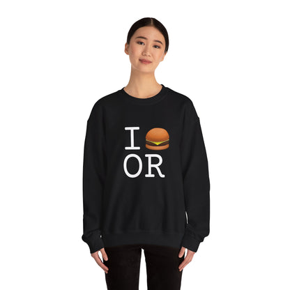 "I Cheeseburger Oregon" Sweatshirt