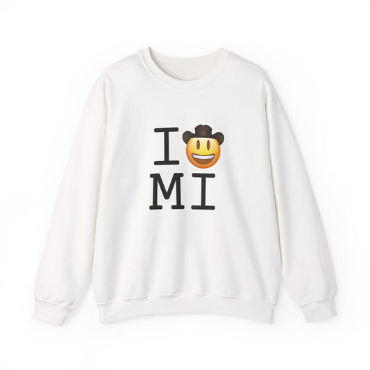 "I'm a Cowboy or Cowgirl in Michigan" Sweatshirt