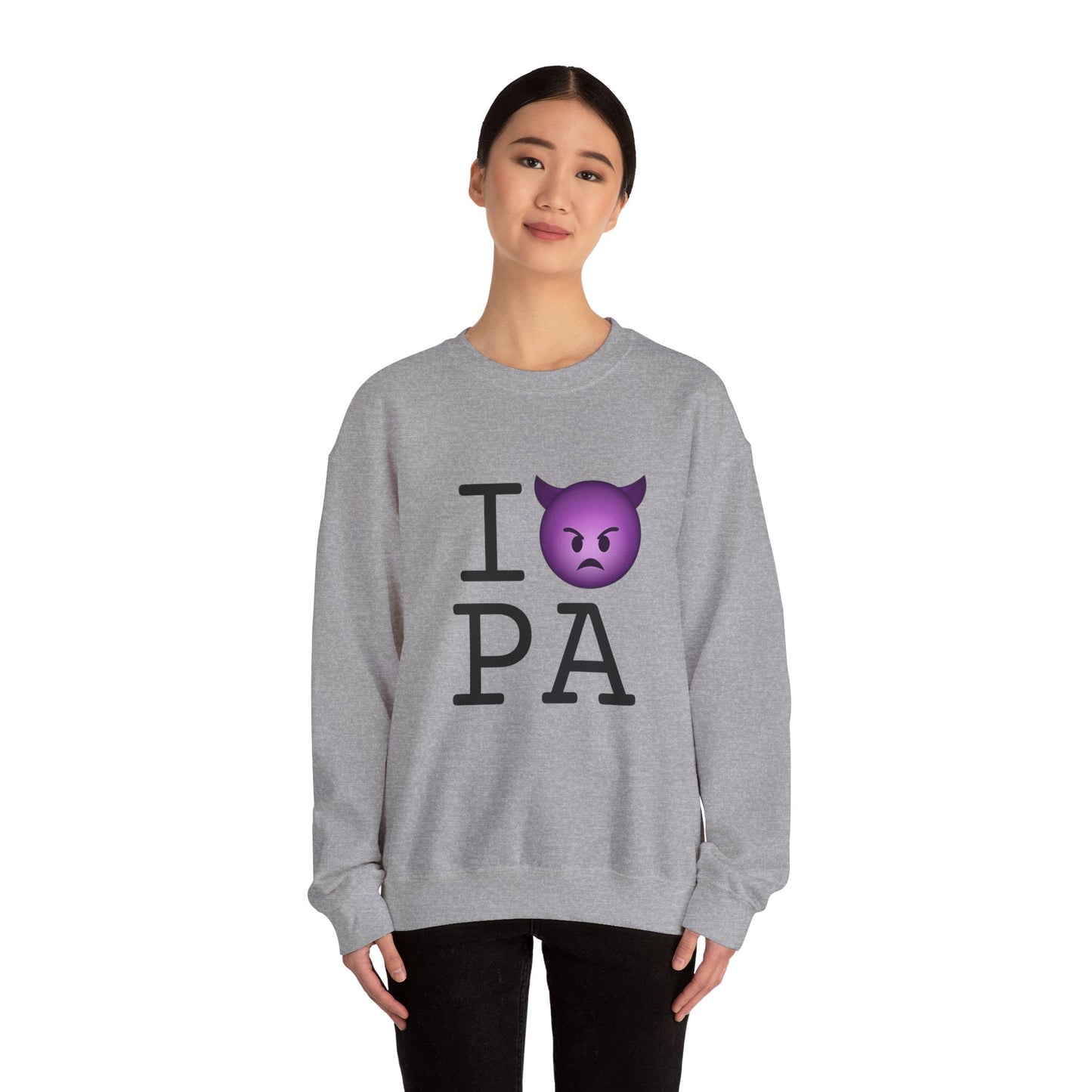 "I'm an Angry Devil about Pennsylvania" Sweatshirt