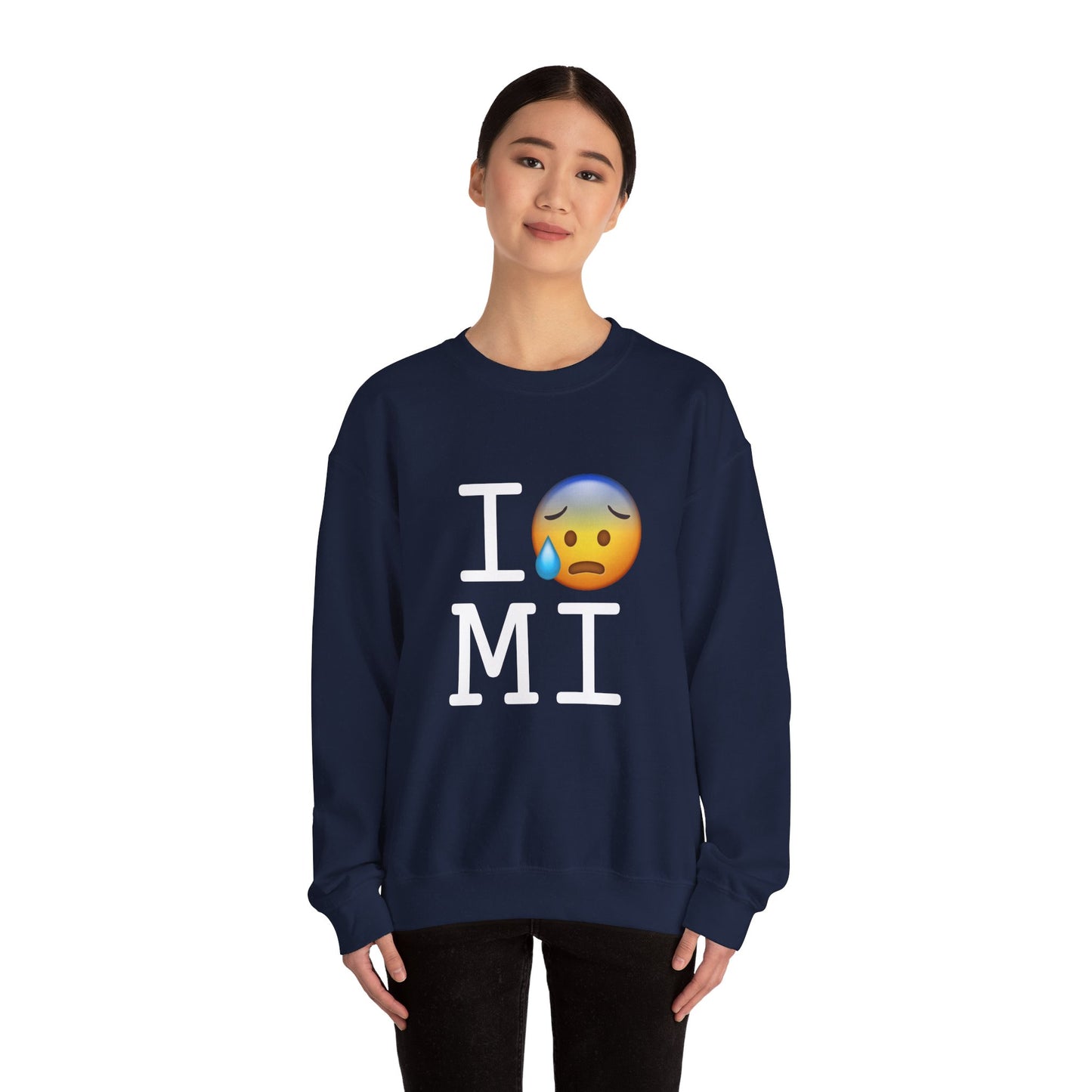 "I'm Anxiously Sweating in Michigan" Sweatshirt