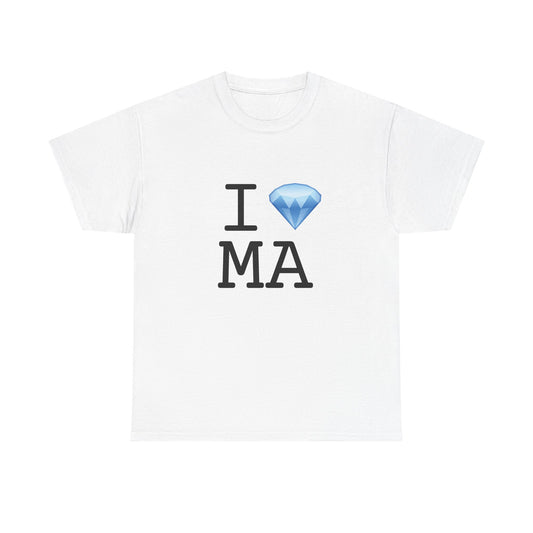 "I Diamond Massachusetts" Tee