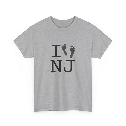"I leave Footsteps in New Jersey" Tee