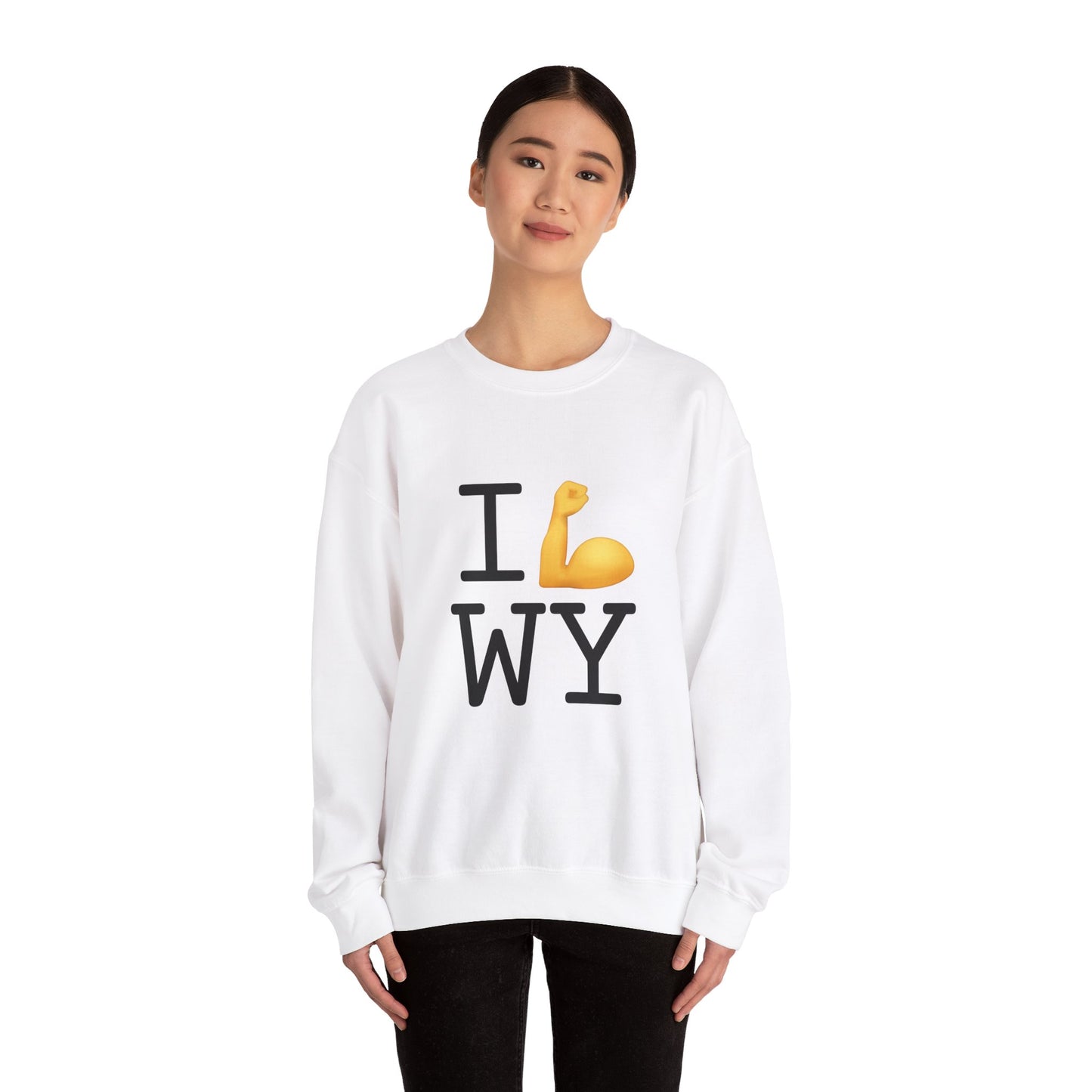 "I Flex in/on Wyoming" Sweatshirt