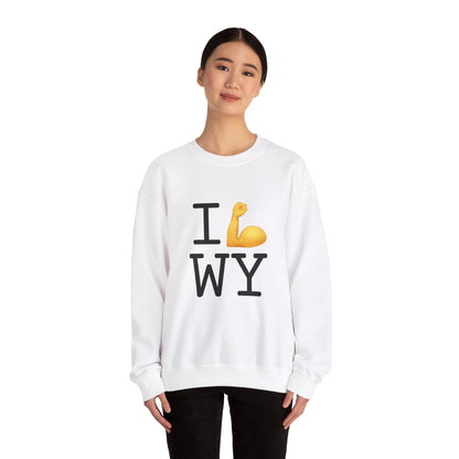 "I Flex in/on Wyoming" Sweatshirt