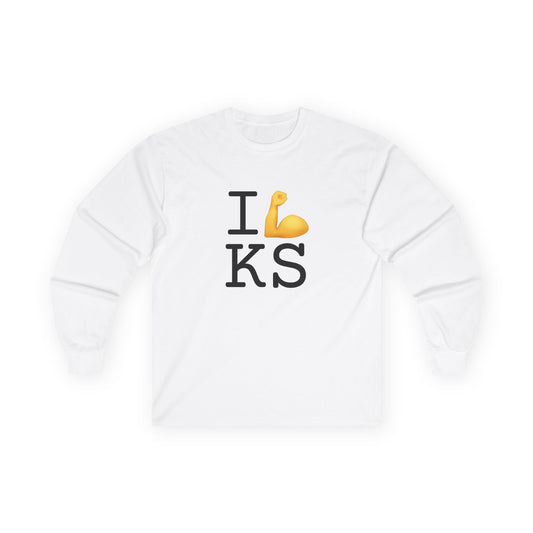 "I Flex in/on Kansas" Long Sleeve Shirt