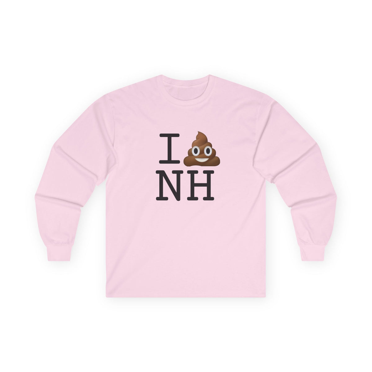 "I Poop in New Hampshire" Long Sleeve Shirt