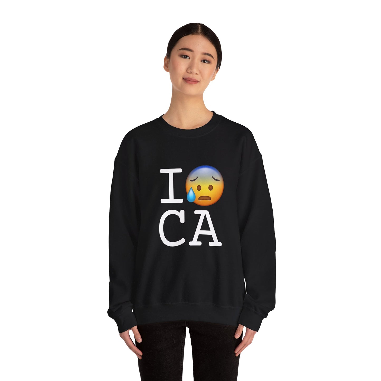 "I'm Anxiously Sweating in California" Sweatshirt