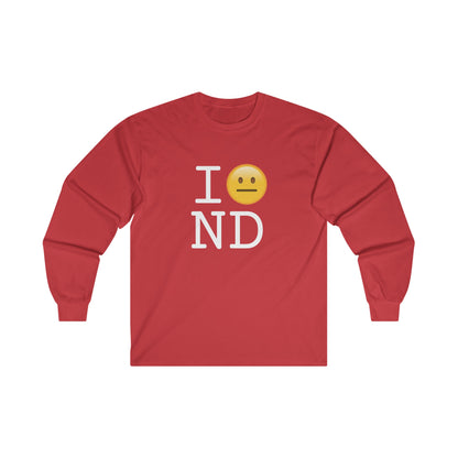 "I'm Neutral About North Dakota" Long Sleeve Shirt