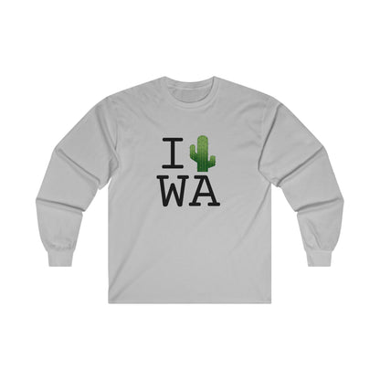 "I Cactus Washington" Long Sleeve Shirt