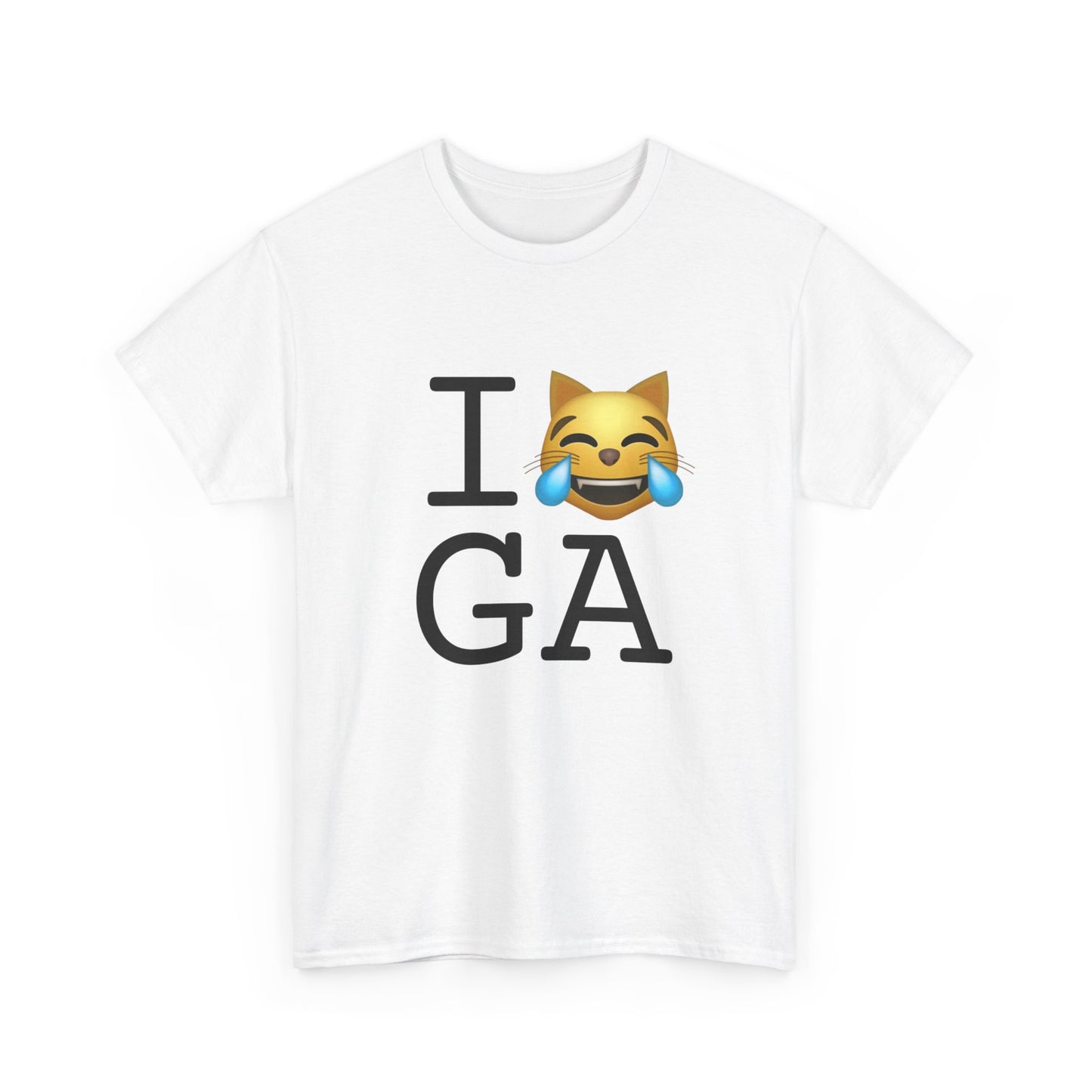 "I'm Laughing like a Cat at Georgia" Tee