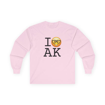 "I'm a Nerd about Alaska" Long Sleeve Shirt