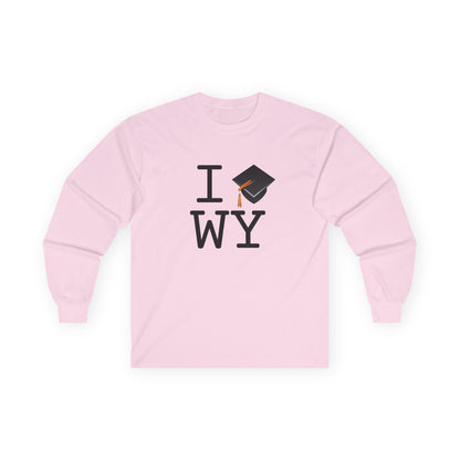 "I Graduate Wyoming" Long Sleeve Shirt