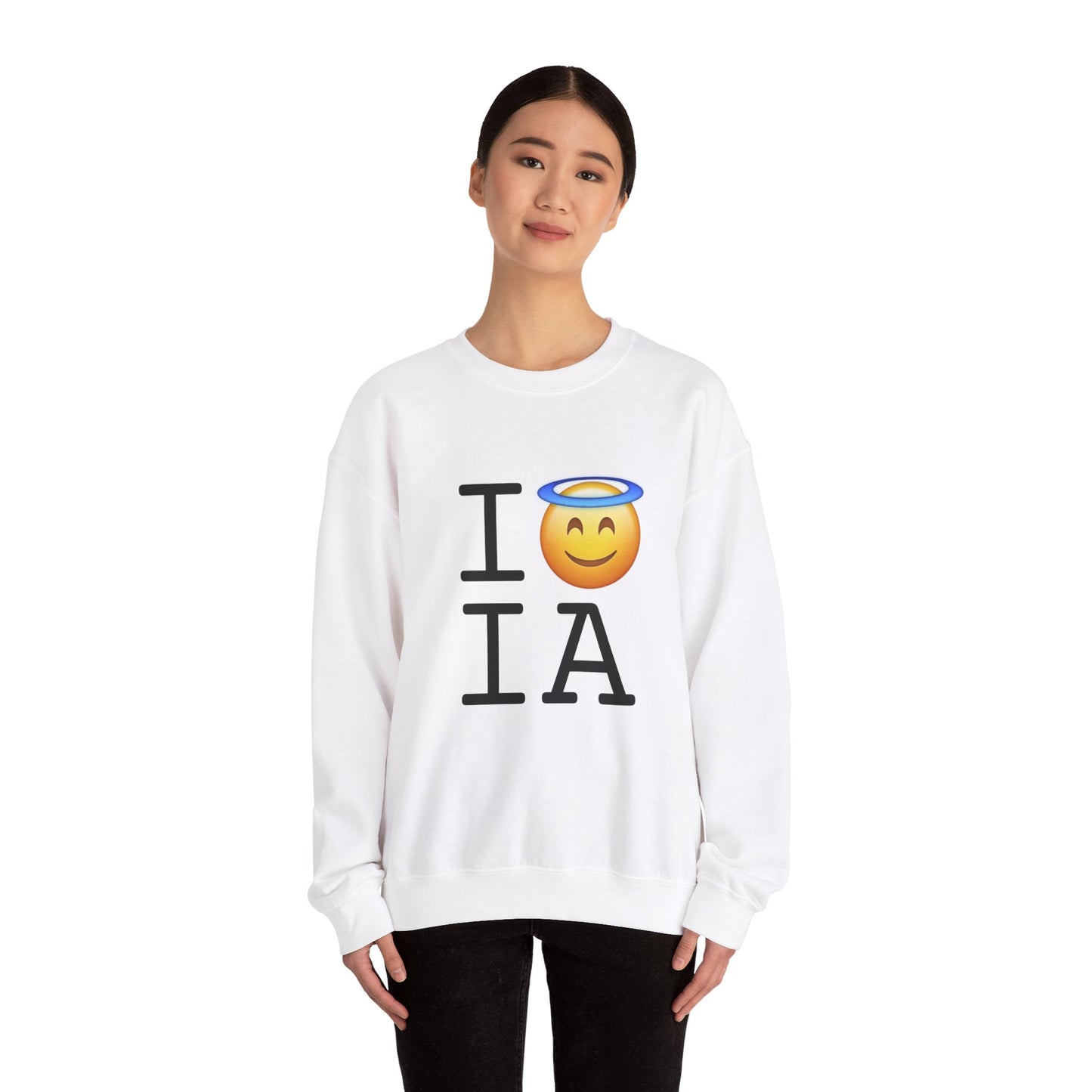 "I'm an Angel in Iowa" Sweatshirt