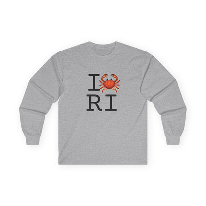 "I Crab Rhode Island" Long Sleeve Shirt