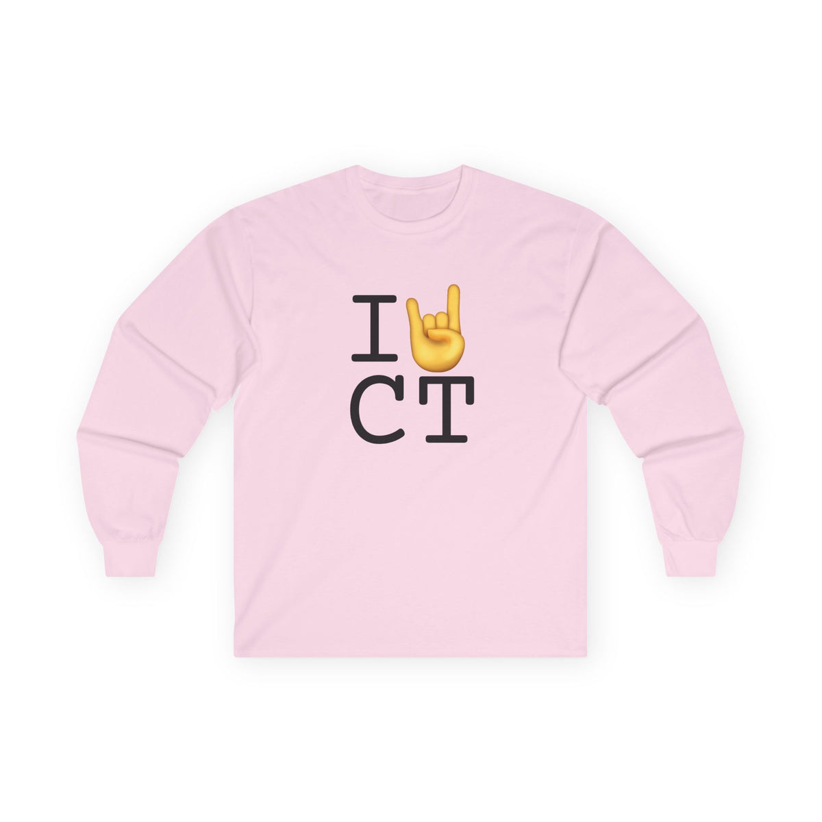 "I Rock On with Connecticut" Long Sleeve Shirt