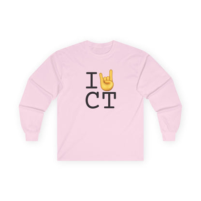 "I Rock On with Connecticut" Long Sleeve Shirt