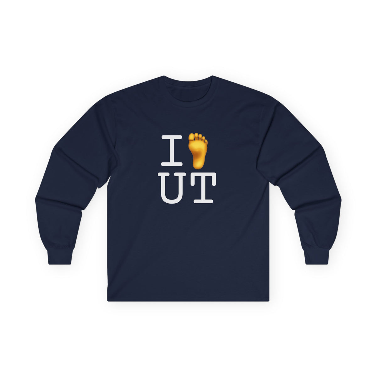 "I Foot Utah" Long Sleeve Shirt