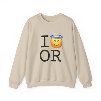 "I'm an Angel in Oregon" Sweatshirt