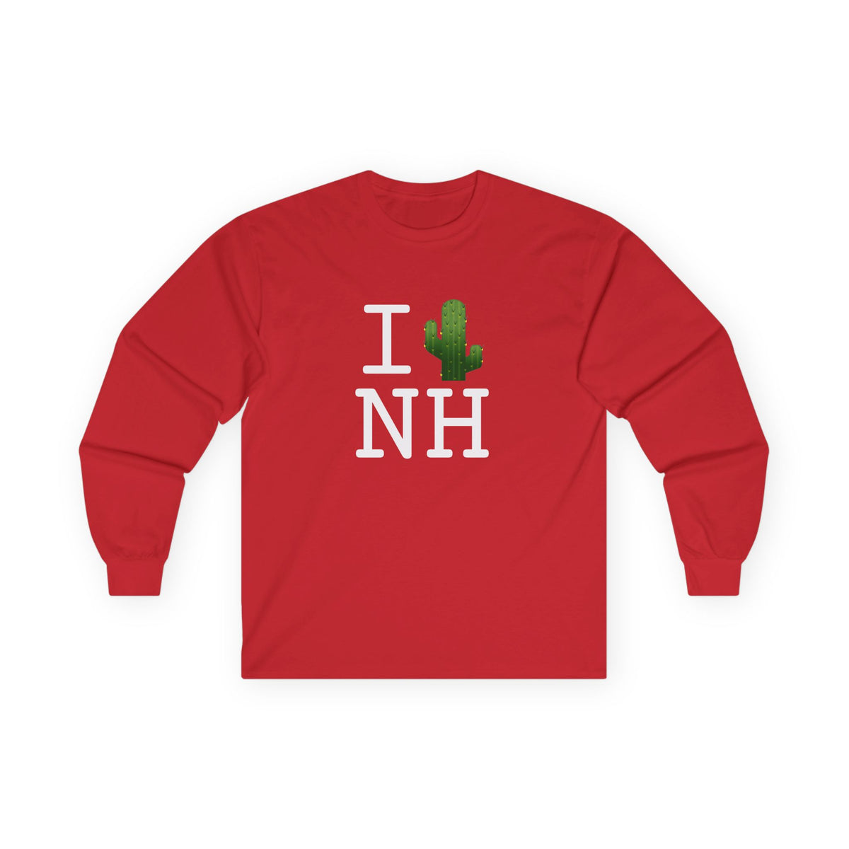 "I Cactus New Hampshire" Long Sleeve Shirt