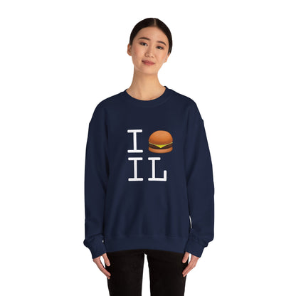 "I Cheeseburger Illinois" Sweatshirt