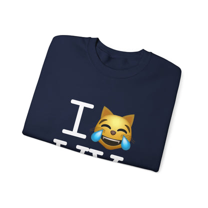 "I'm Laughing like a Cat at West Virginia" Sweatshirt