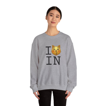 "I'm a Kissing Cat toward Indiana" Sweatshirt