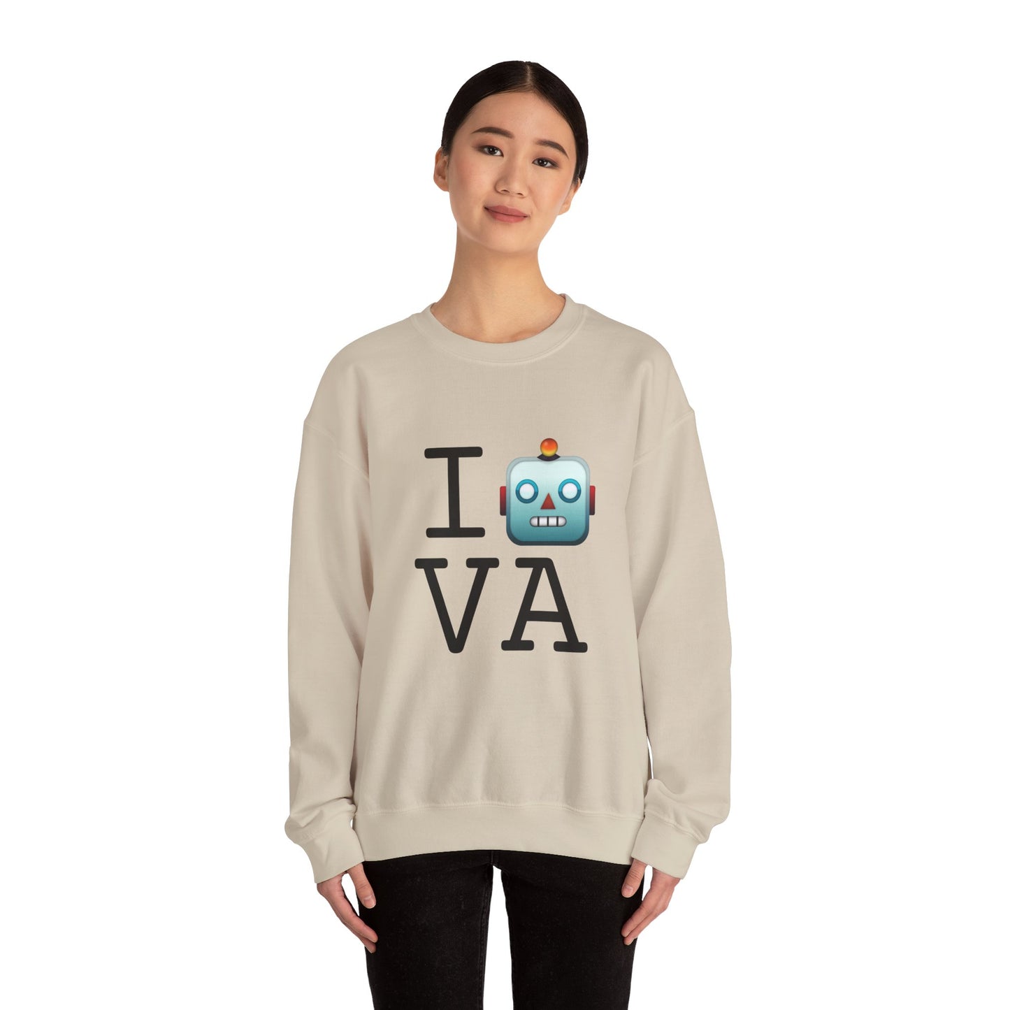 "I'm a Robot in Virginia" Sweatshirt