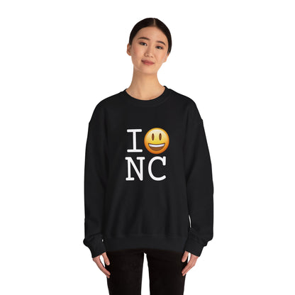 "I'm Happy about North Carolina" Sweatshirt