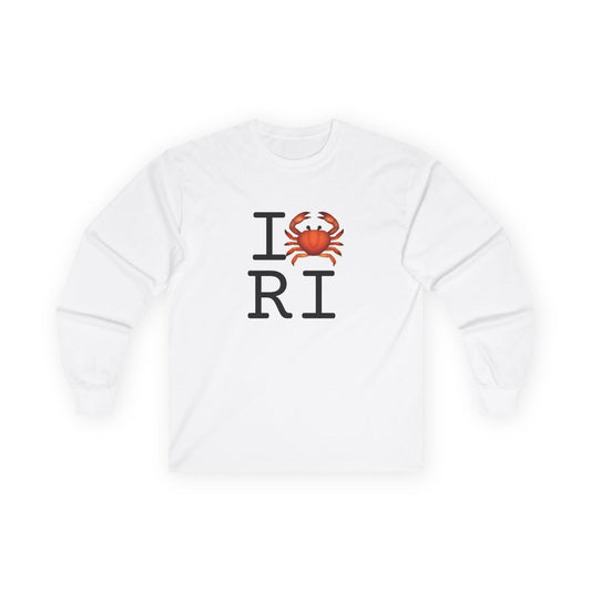 "I Crab Rhode Island" Long Sleeve Shirt